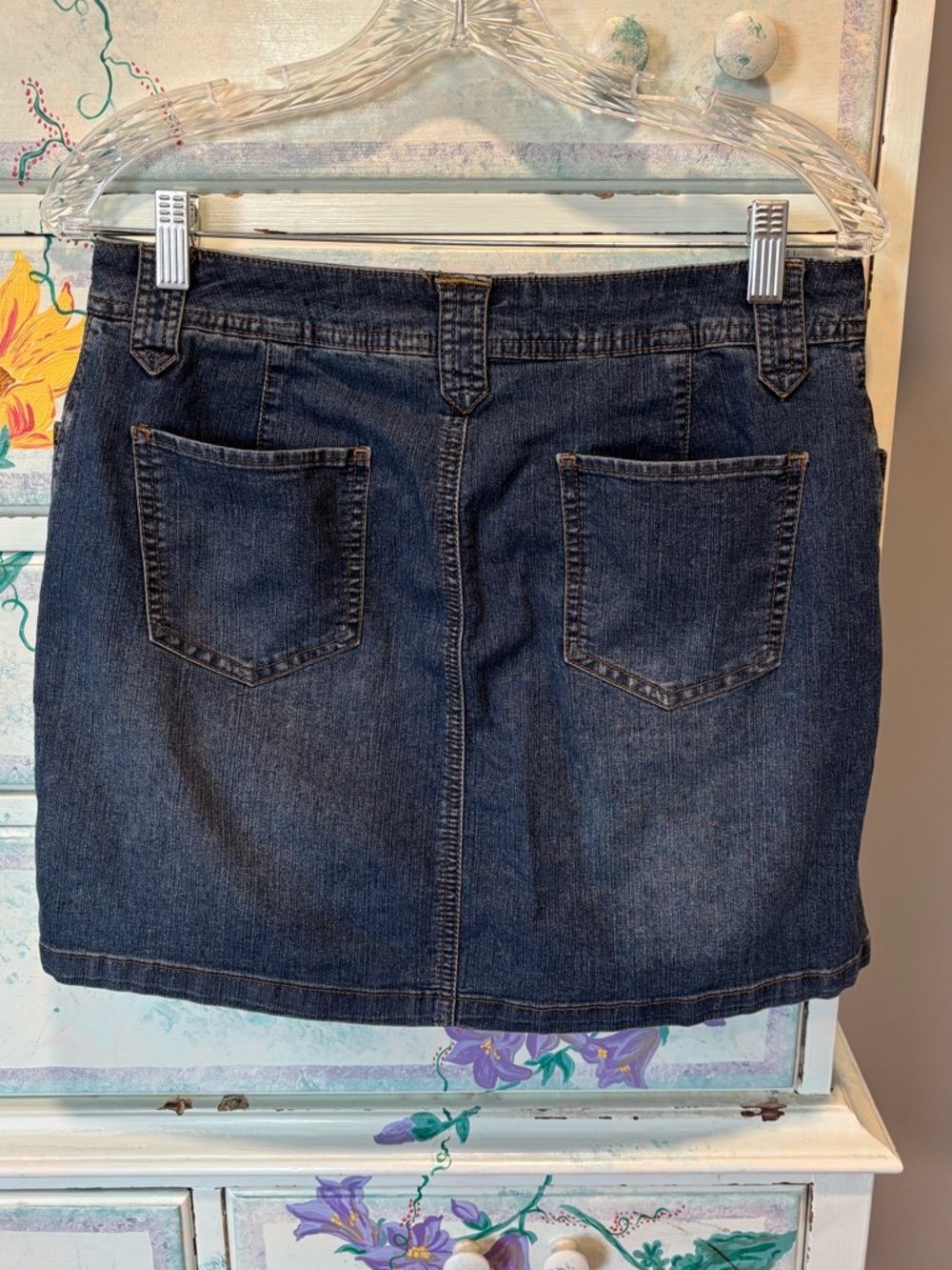 St. John's Bay Denim Skort - Picture 3 of 5